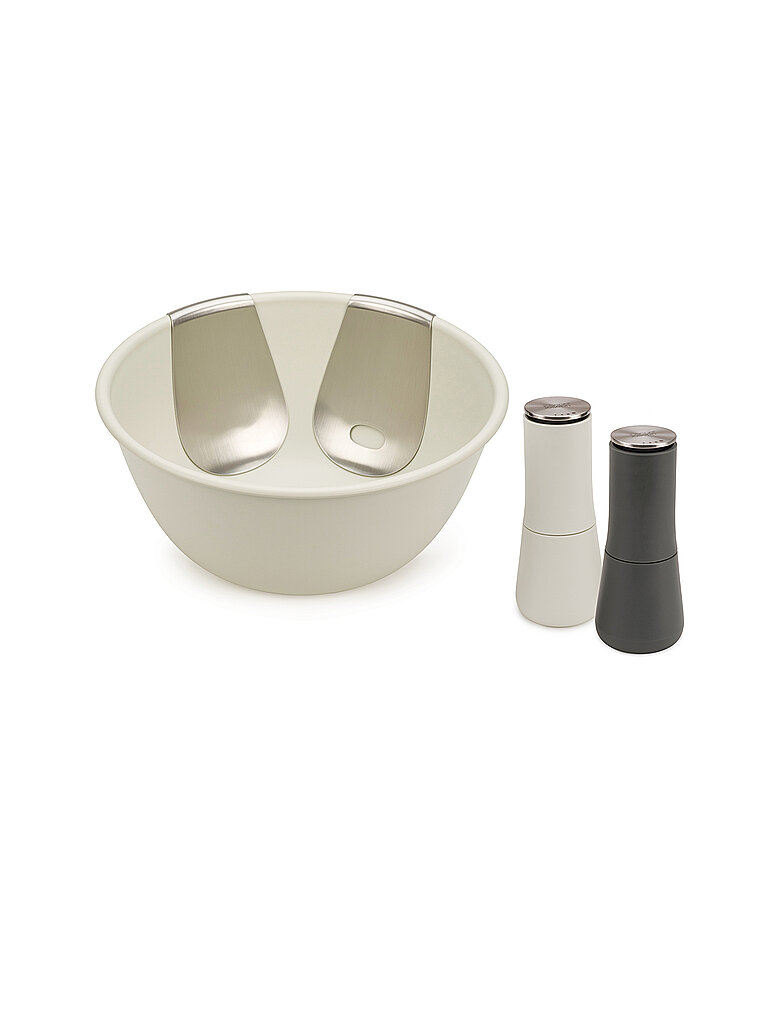 JOSEPH JOSEPH Salat Set mit Streuer silber